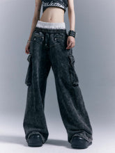 Double waist sweatpants